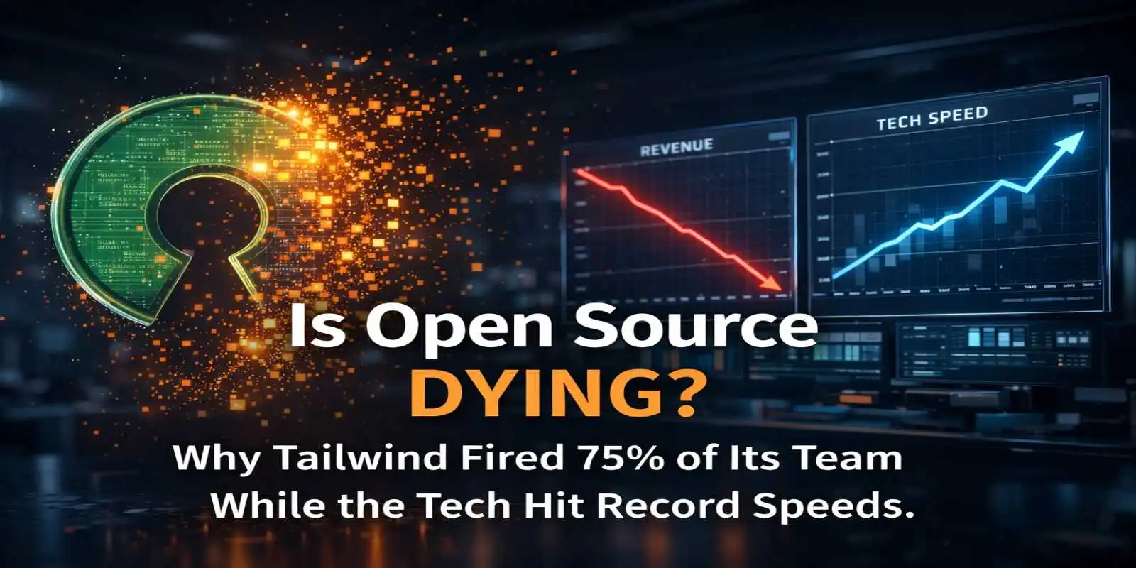 Is Open Source Dying? Why Tailwind Fired 75% of Its Team While the Tech Hit Record Speeds